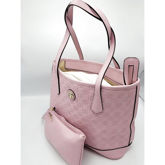 Giani Bernini Gorgeous Debossed Signature Tote with Wristlet - Picture 5 of 12